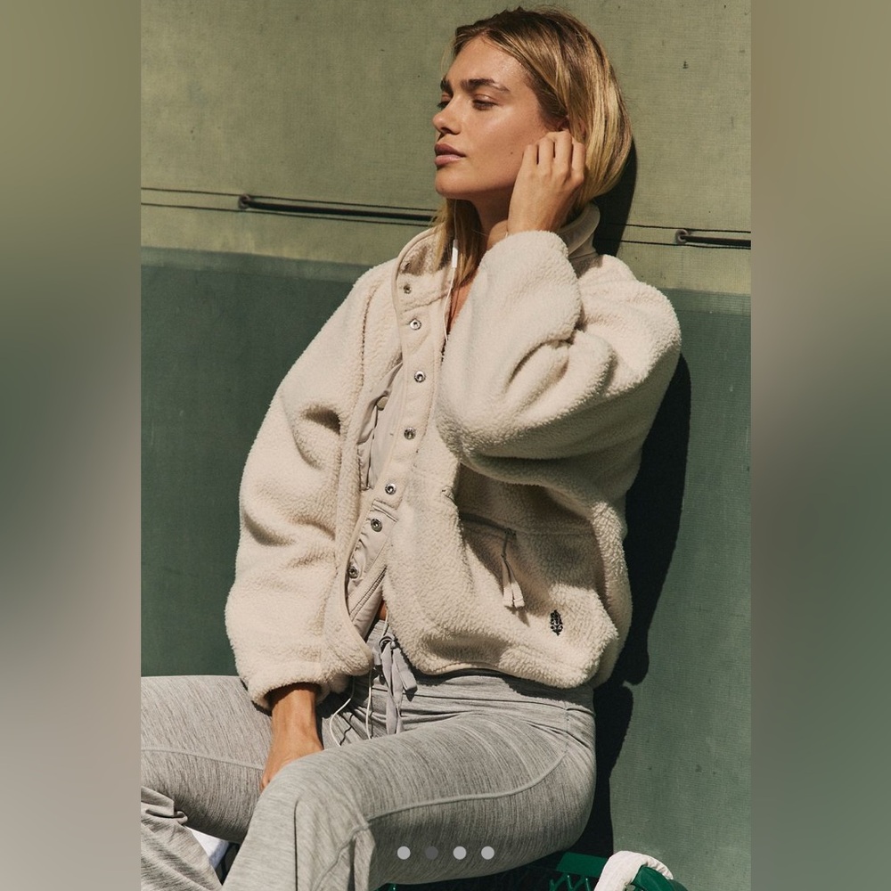 Free People Movement Hit The Slopes Fleece Jacket - M - Picture 3 of 15